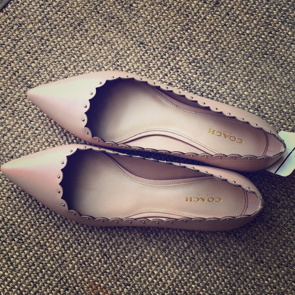 Coach flats with stud details!